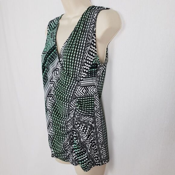 Style & Co Sleeveless Pullover Blouse Ruched Side - Picture 1 of 6